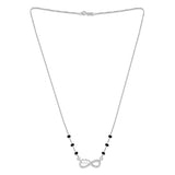 Infinite Love Silver Mangalsutra Necklace