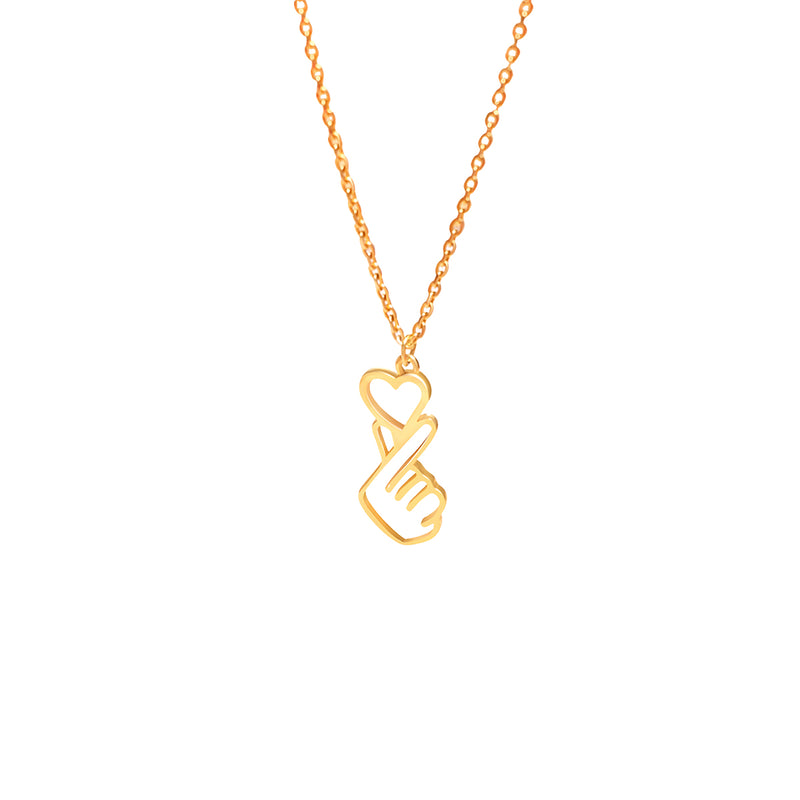 MEERO MEERO Korean Design Gold Plated Dual Heart Charm Chain Pendant  Necklace Gold-plated, Silver Plated Brass Necklace Price in India - Buy  MEERO MEERO Korean Design Gold Plated Dual Heart Charm Chain