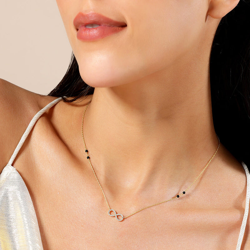 18K Gold Plated Silver Infinite Love Mangalsutra