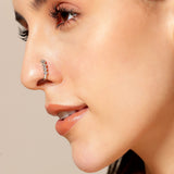 Minimal Silver Clip On Nose Pin