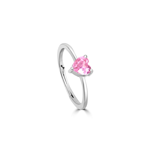 Buy White Full Cut Diamonds 18kt Gold Rose Heart Shaped Ring by KAJ Fine  Jewellery Online at Aza Fashions.