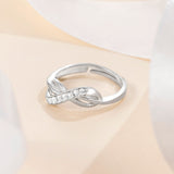 Silver Infinite Bond Ring