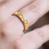 18K Gold Plated Silver Boundless Love Couple Rings