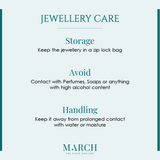 Silver White Zircon Solitaire Ring