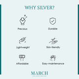 Classic Minimal Silver Set