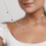 Shining Star Silver Necklace