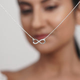 Infinity Silver Necklace