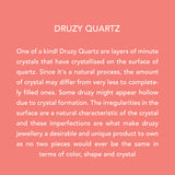 Amethyst Druzy Crystal Long Earrings