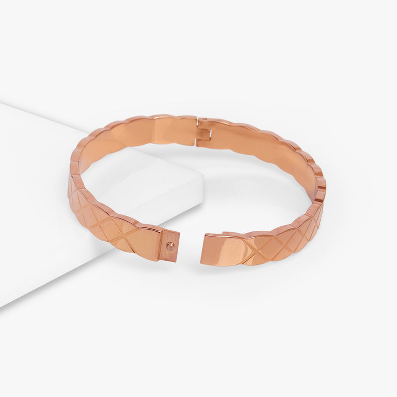 Criss-Cross Textured Bracelet