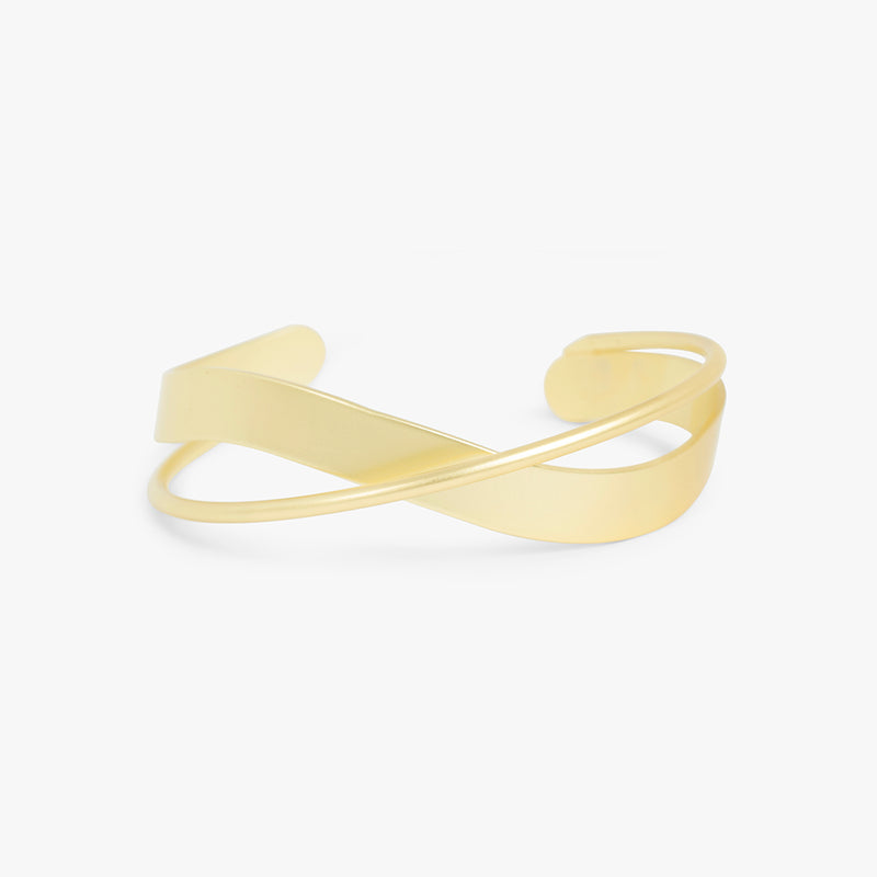 Criss-Cross Cuff - Gold