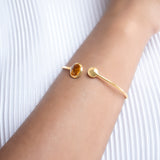 Citrine Quartz Cuff