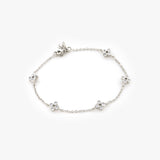 Buy Dainty Silver Cluster Bracelet Online | March