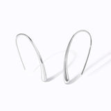 Buy Silver Plain Slide on Earrings Online | March