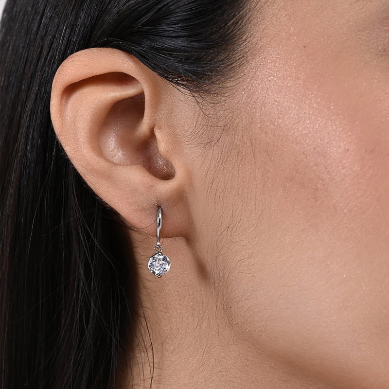 Buy Classic Silver Slide On Earrings Online | March