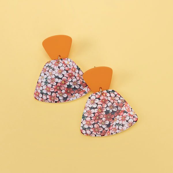 Floral Love Polymer Clay Earrings