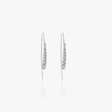 Buy Silver Zircon Slide On Earrings Online | March