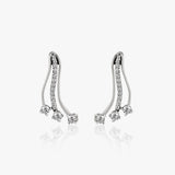 Buy Elegant Waves Silver Earrings Online | March