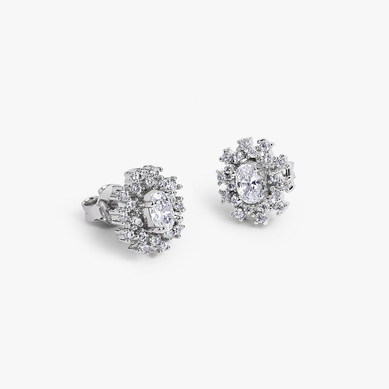 Buy Classic Shine Silver Stud Earrings Online | March