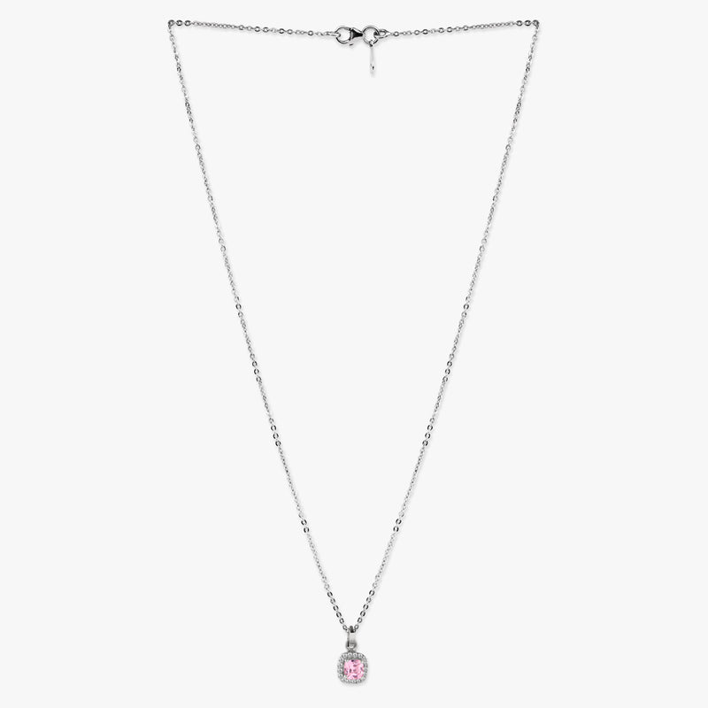 Buy Silver Pink Tourmaline Halo Set Online | March