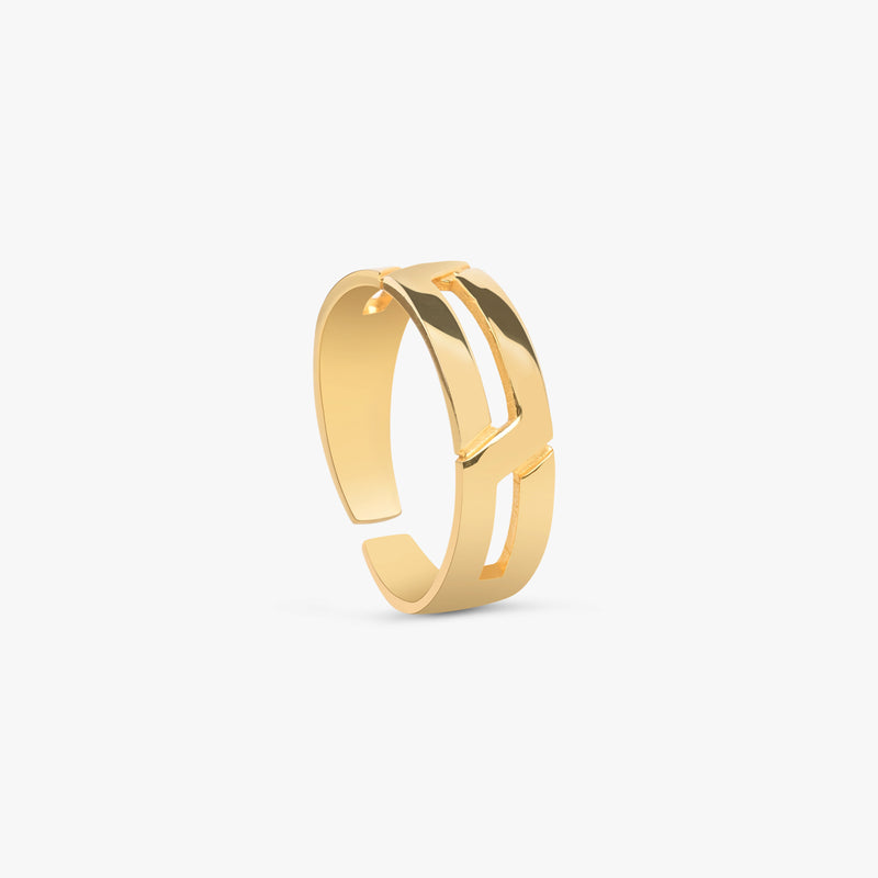 Buy 18K Gold Plated Silver Soulmate Couple Rings Online | March