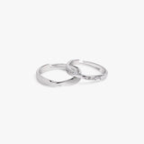 Buy Silver Eternity Couple Rings Online | March