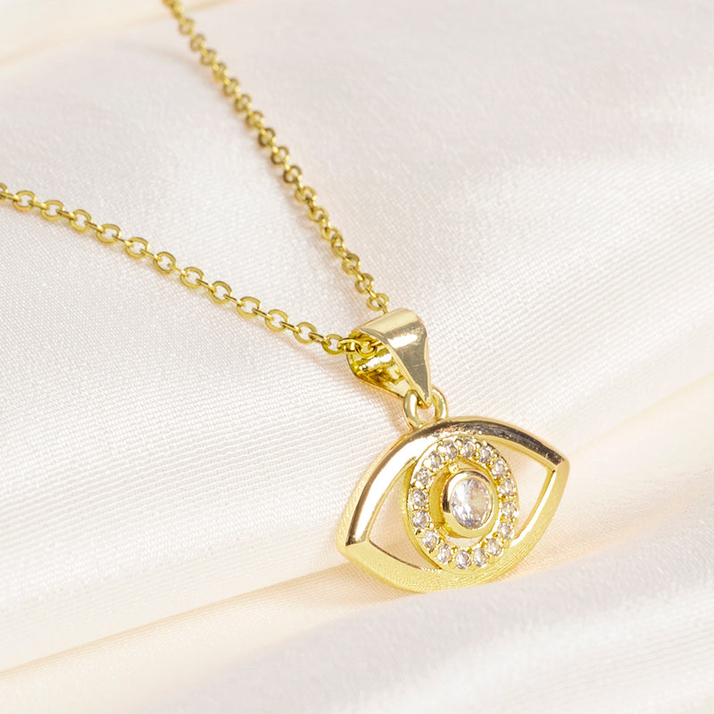 Evil Eye Zircon Necklace