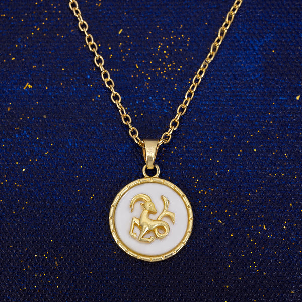 Capricon Zodiac Necklace