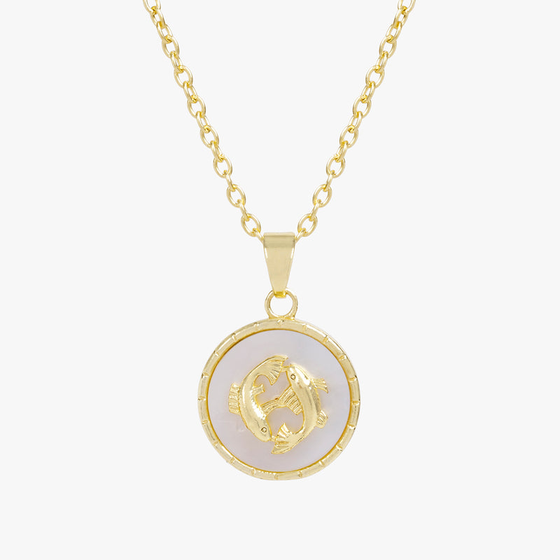 Pisces Zodiac Necklace