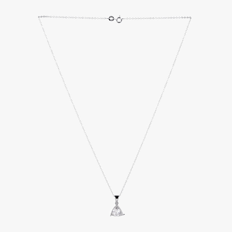 Buy Triangular Silver Necklace Online | March