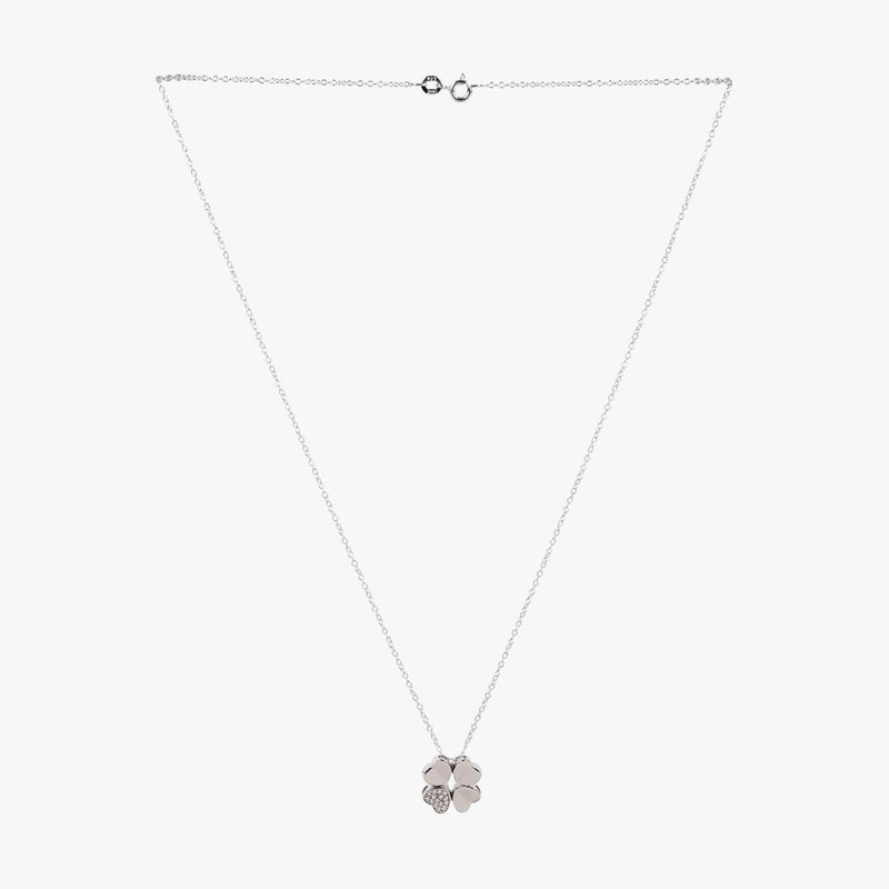 Buy Four leaf Clover Silver Necklace Online | March