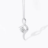 Buy Studded Curl Silver Necklace Online | March