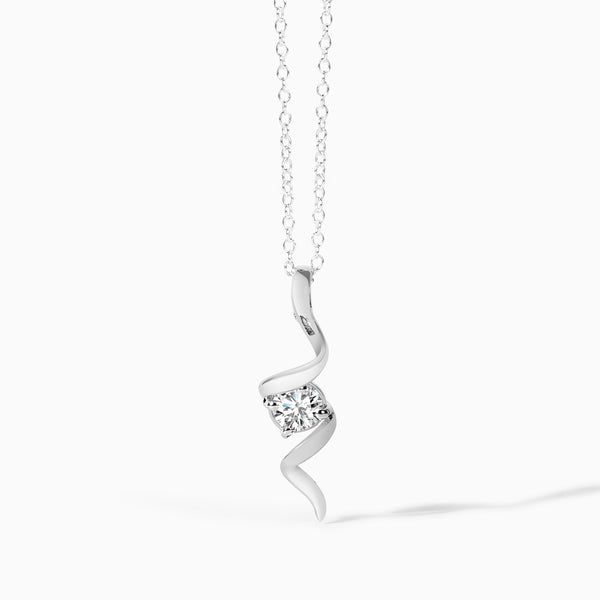 Buy Twirl Silver Necklace Online | March