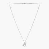 Buy Studded Entwine Silver Necklace Online | March