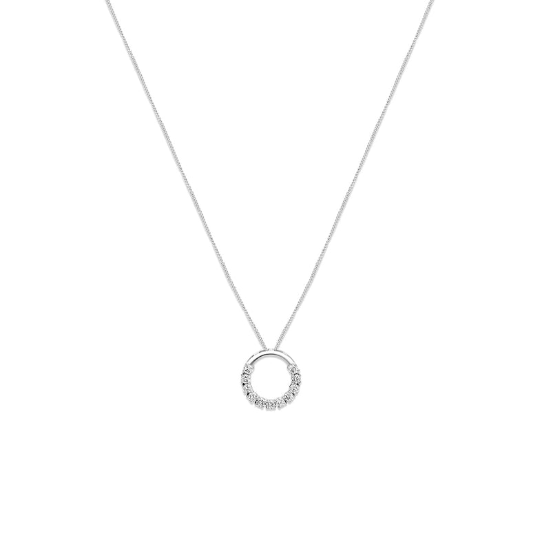 Buy Silver Circle Necklace Online | March