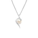 Buy Silver and Pearl Necklace Online | March