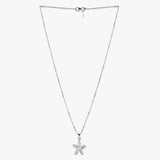 Buy Silver Blossom Zircon Necklace Online | March
