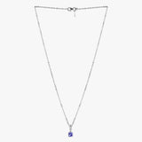 Buy Elegant Silver Tanzanite Necklace Online | March