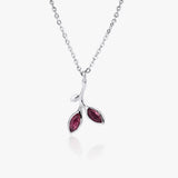 Buy Delicate Silver Leaf Necklace Online | March