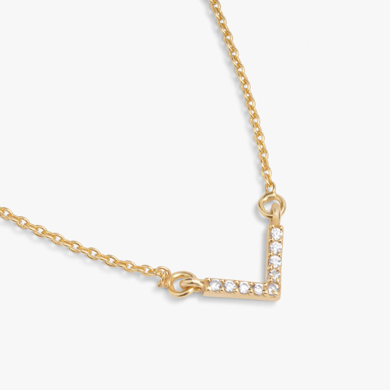 Buy Delicate Silver Zircon Necklace Online | March