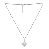 Buy Shining Silver Geometric Necklace Online | March