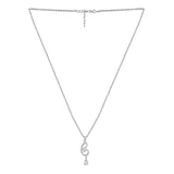 Buy Statement Silver Zircon Necklace Online | March