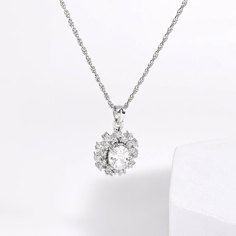 Buy Classic Shine Silver Necklace Online | March