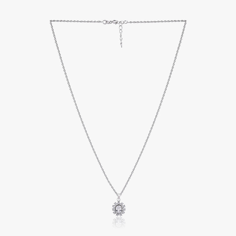 Buy Classic Shine Silver Necklace Online | March