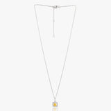 Buy Classic Citrine Silver Necklace Online | March