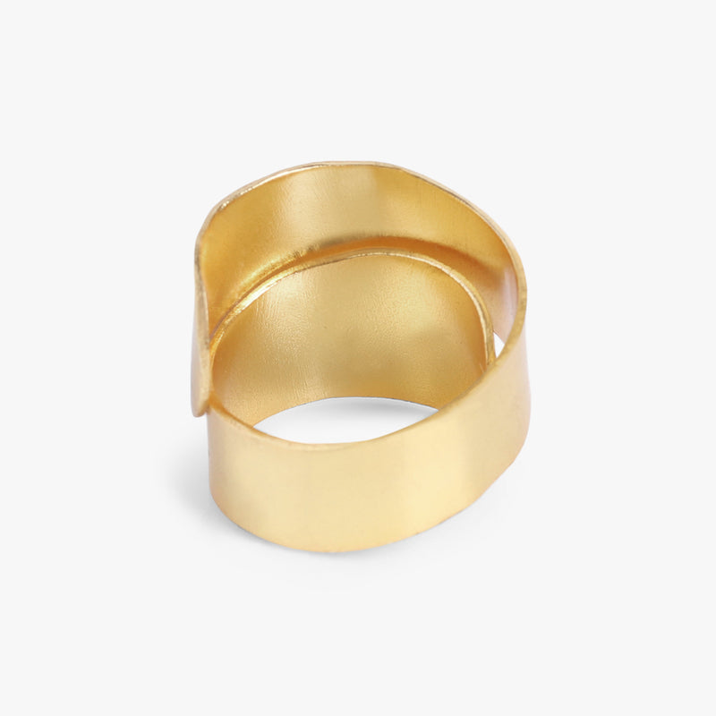 Overlap Hoop Adjustable Ring