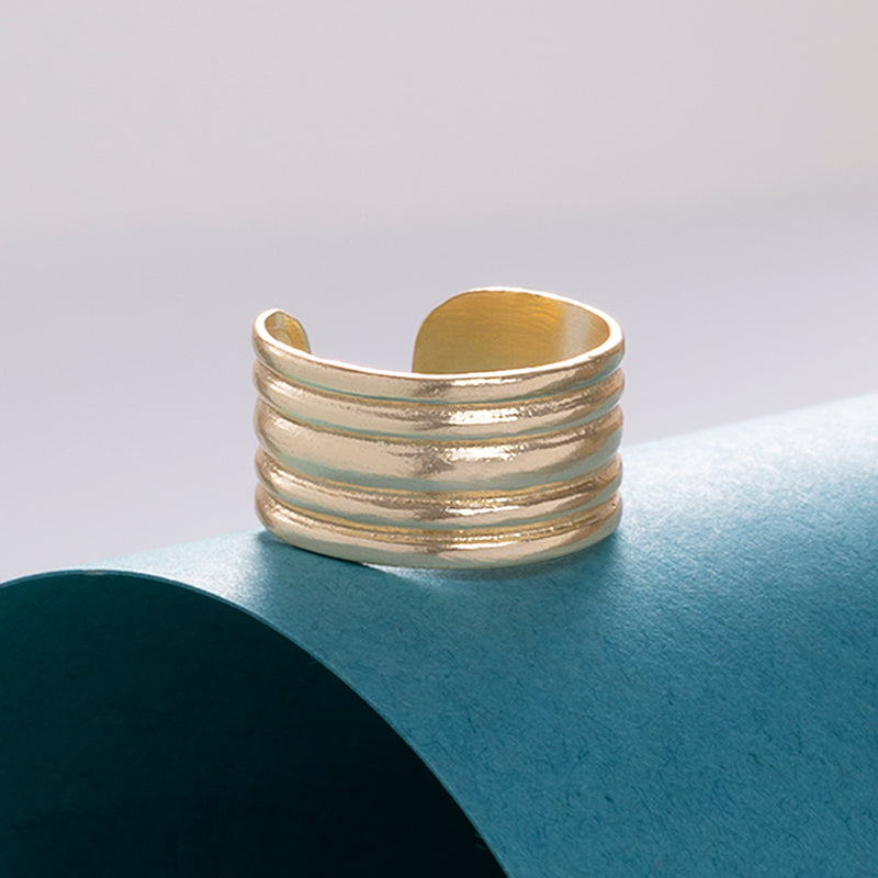 Chunky Adjustable Ring - Gold