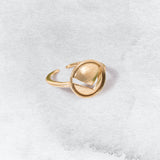 Minimal Chevron Ring - Gold