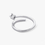 Buy Minimal Studded Silver Ring Online | March
