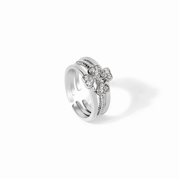 Buy Stackable Heart Silver Ring Online | March