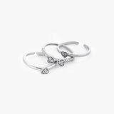 Buy Stackable Heart Silver Ring Online | March